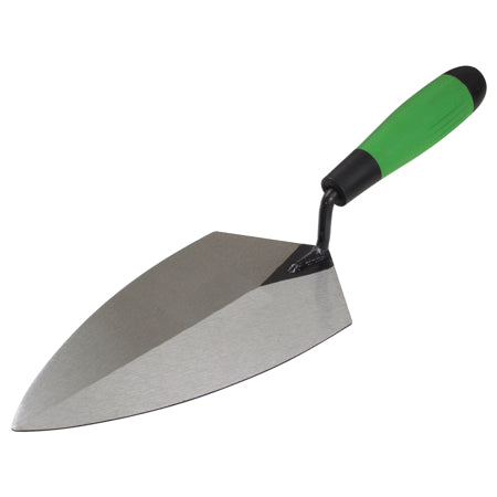Hi-Craft® 10" WIDE PATTERN BRICK TROWEL WITH SOFT GRIP HANDLE