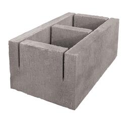 10"x8"x16" Hollow Bottom Bond Beam Cement Block
