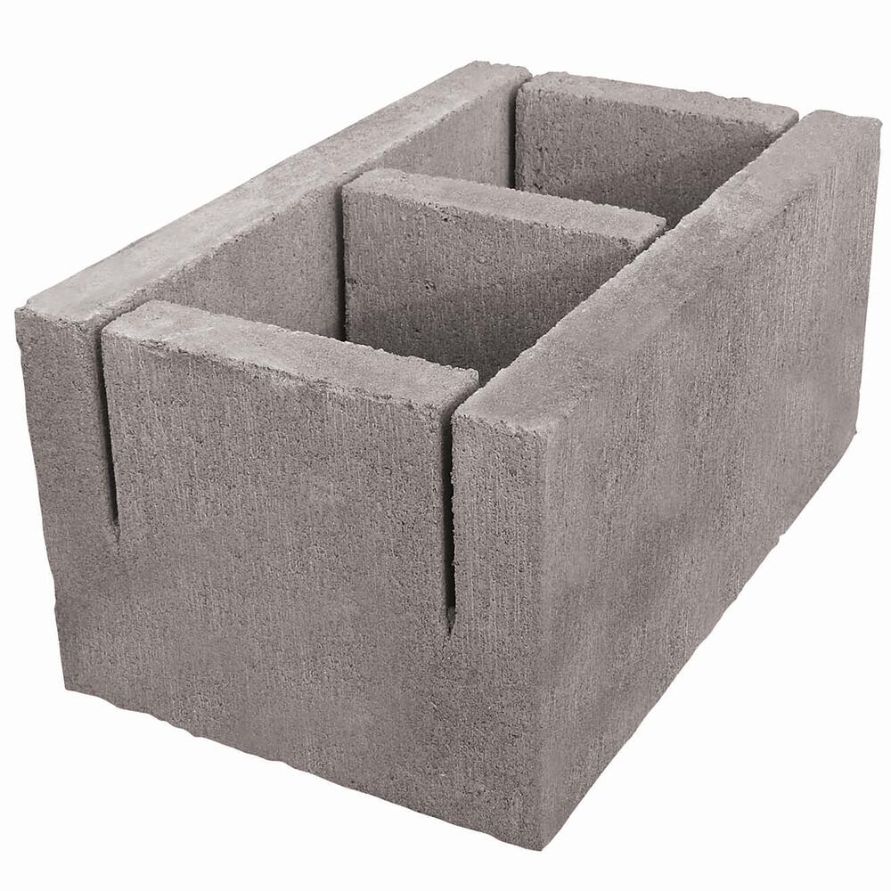 12"x8"x16" Hollow Bottom Bond Beam Cement Block