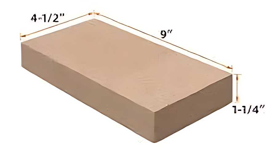 1-1/4" x 4-1/2" x 9" FIREBRICK