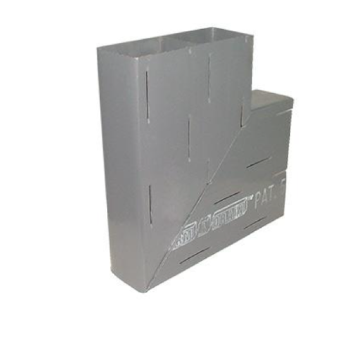 FORM A DRAIN VERTICLE 90° CORNER