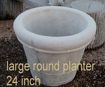 LARGE ROUND PLANTER 24"