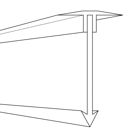 SPEED E JOINT/ZIP STRIP 1" x 10' JOINT STRIP