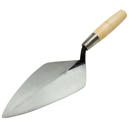 W. Rose™ 11” WIDE LONDON GRICK TROWEL WITH 6" WOOD HANDLE