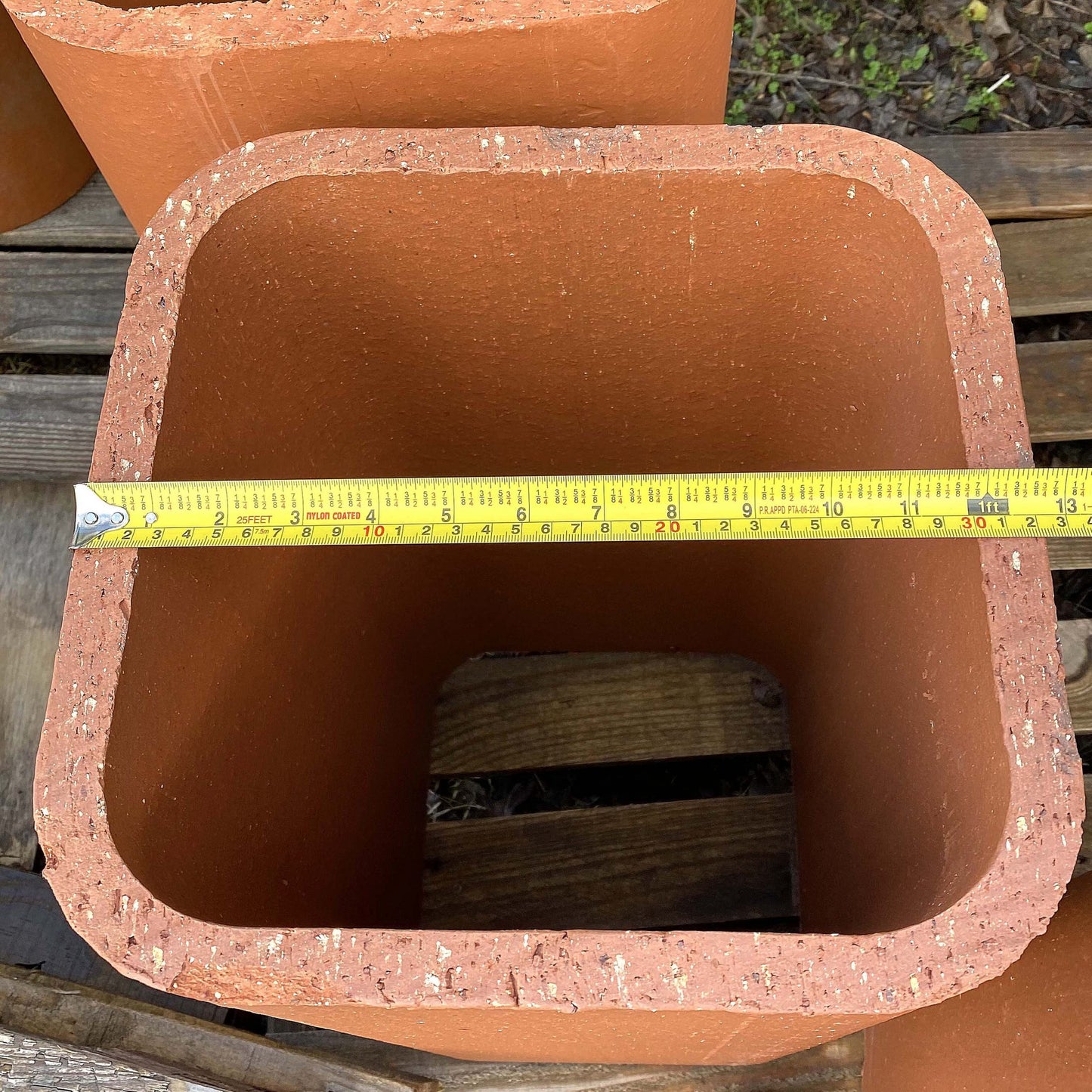13" x 13" x 24" CLAY FLUE LINER