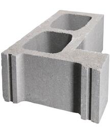 12"x8"x16" L-Corner Cement Block