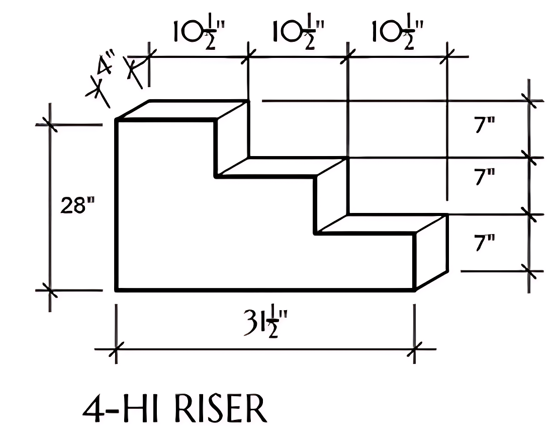 PRECAST CONCRETE RISERS