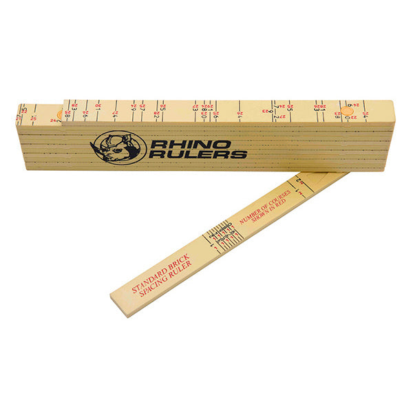 RHINO FIBERGLASS BRIC SPACING FOLDING RULER