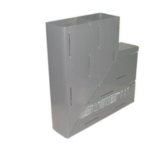 FORM A DRAIN VERTICLE 90° CORNER