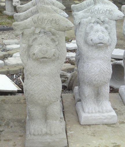 BEAR WITH WELCOME FISH - AB141