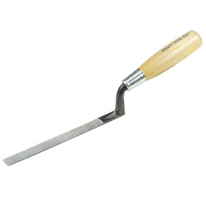 KRAFT TOOLS CAULKING TROWEL WITH WOOD HANDLE